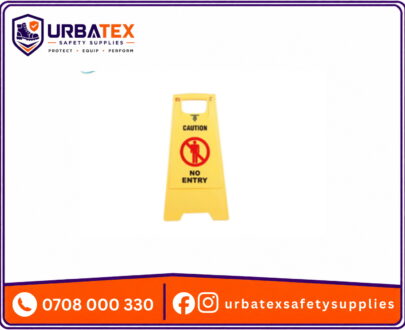 No Entry Caution Sign Board Nairobi – Foldable A‑Frame ABS Plastic