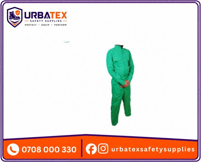 Plain Green Tertrex Polyester Overalls (Kenya)