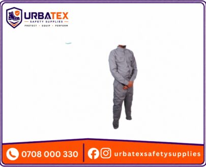Plain Grey Tetrex Polyester Overalls (Kenya)