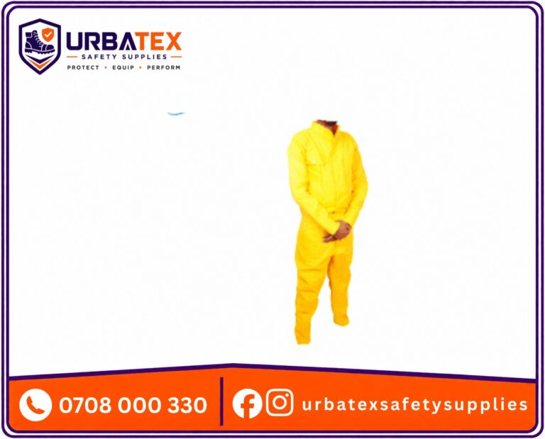 Plain Mustard Tetrex Polyester Overalls (Kenya)
