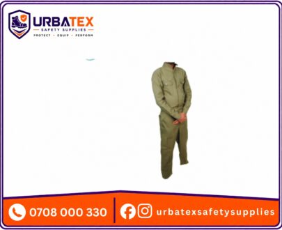 Plain Red Tetrex Polyester Overalls (Kenya)
