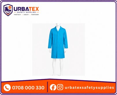 professional navy blue 265 gsm tertrex work dustcoat urbatex safety supplies kenya