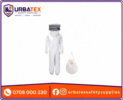 Professional White Cotton Bee Suit with Gloves – Durable Beekeeping Protection for Men & Women in Nairobi, Kenya