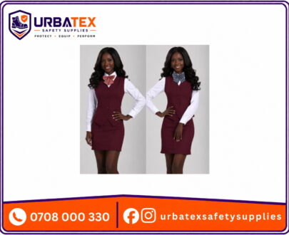 Reception Waistcoat Kenya for Smart Hotel, Front Desk and Guest Service Uniforms
