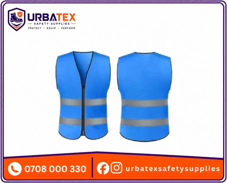 Red 180 GSM Pocket Reflector Vest – Heavy Duty High Visibility Safety Vest