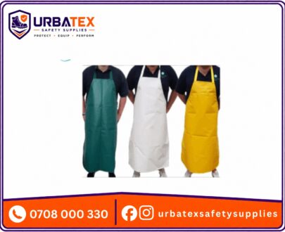Red Waterproof PVC Apron – Full Length Industrial Splash Protection Apron