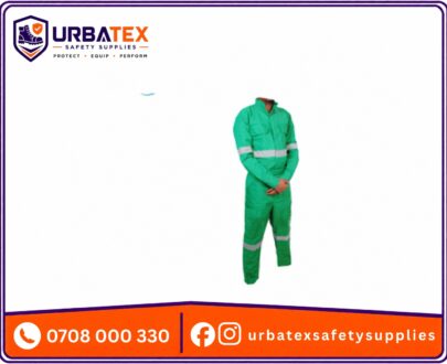 Reflective Green Tetrex Overalls – High‑Visibility Workwear in Nairobi, Kenya