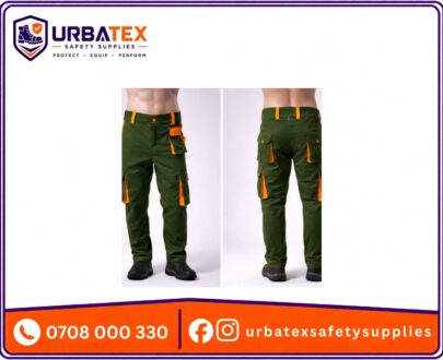 Reflective Industrial Cargo Pants – Durable Safety Work Trousers in Nairobi, Kenya