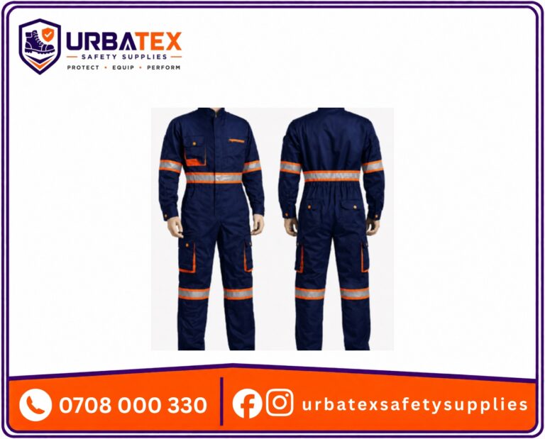 Reflective Navy Blue Cargo Overalls (Twill)
