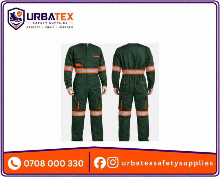 Reflective Royal Blue Cargo Overall – 380 GSM Twill Workwear With Reflective Strips