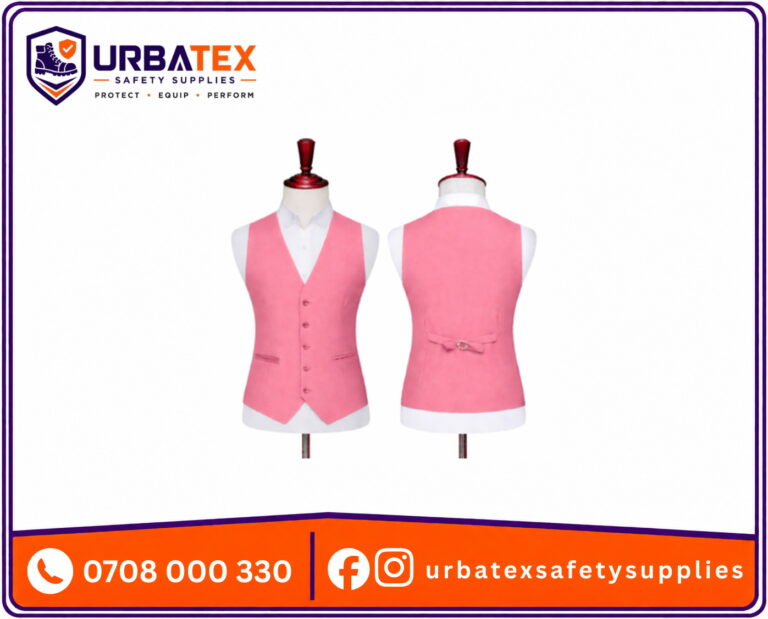 Restaurant Staff Waistcoat Kenya for Smart Dining, Lounge and Front-of-House Service Uniforms