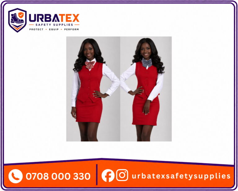 Restaurant Waitress Skirt Kenya for Smart Dining, Café and Front-of-House Service Uniforms