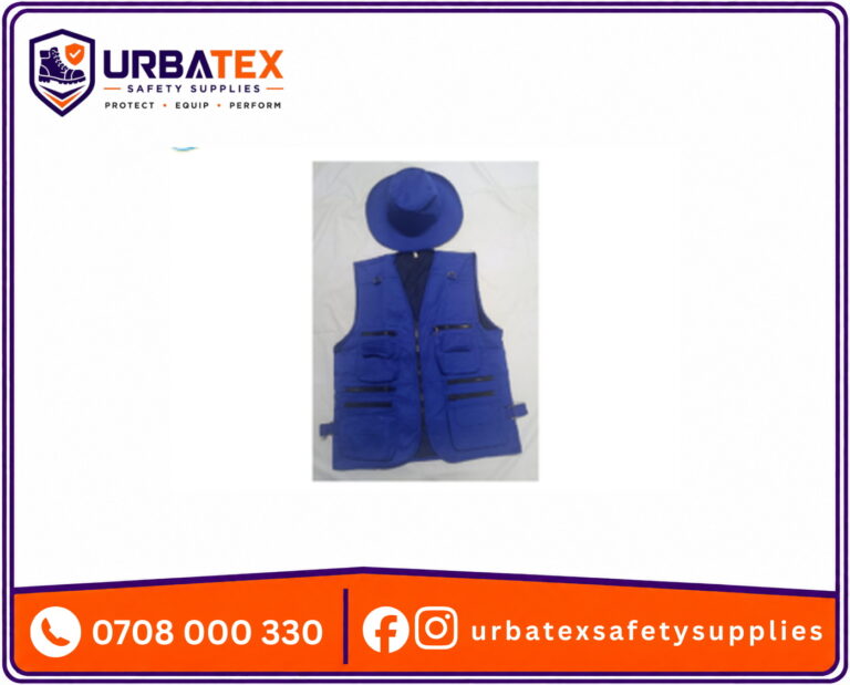 Royal Blue Twill Mission Jacket with Hat – Corporate Field Jacket (Nairobi & Kenya)