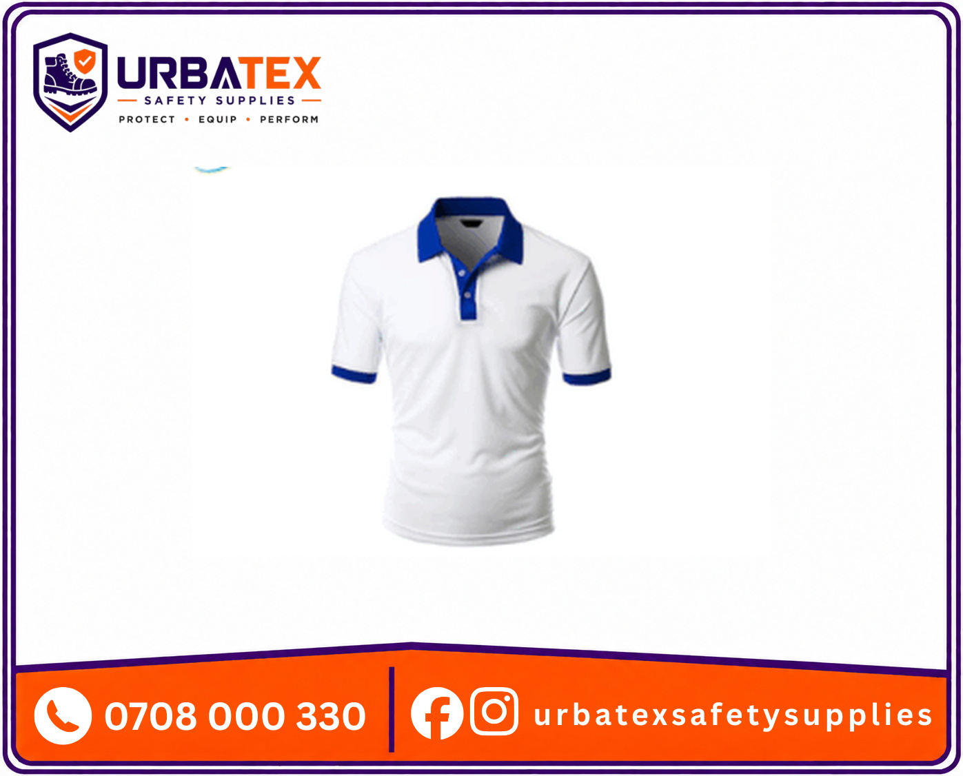 two tone polo collar t shirts for corporate branding hospitality uniforms in nairobi kenya