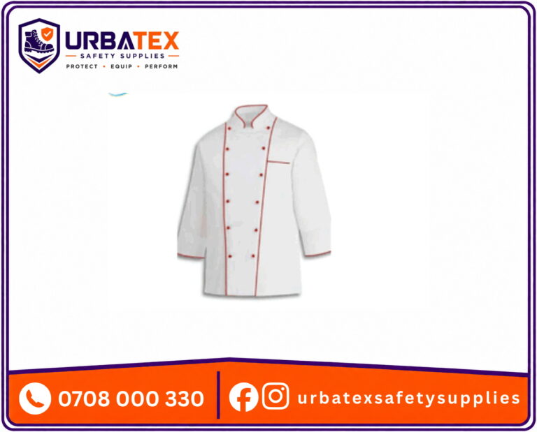 Unisex Executive Chef Coat – Premium Poly-Cotton Chef Jacket Nairobi
