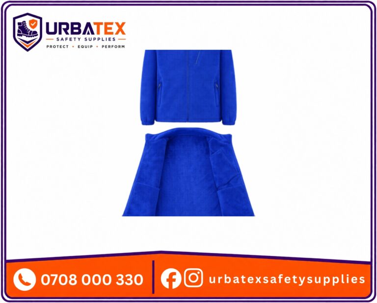 Unisex Full-Zip Fleece Jacket for Work and Casual Wear