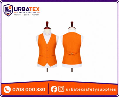 Unisex Waiter Waistcoat Kenya for Smart Hotel, Restaurant and Front-of-House Service Uniforms
