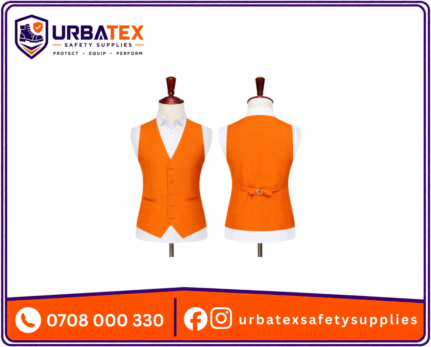 unisex waiter waistcoat kenya for smart hotel restaurant and front of house service unif kenya