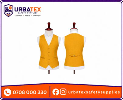 Waiter and Waitress Waistcoats Kenya for Smart Hotel, Restaurant and Front-of-House Service Uniforms
