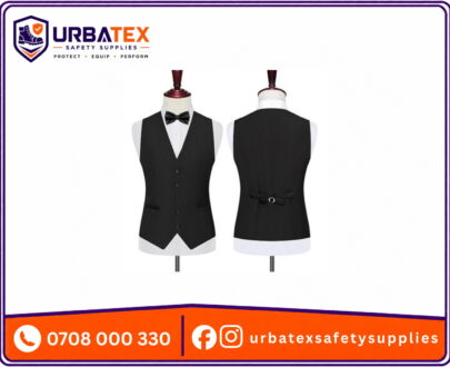 Waitress Waistcoat Kenya for Elegant Hotel, Restaurant and Front-of-House Service Uniforms