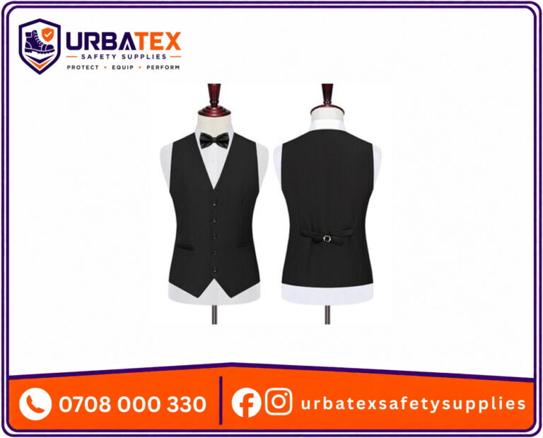 Waitress Waistcoat Kenya for Elegant Hotel, Restaurant and Front-of-House Service Uniforms