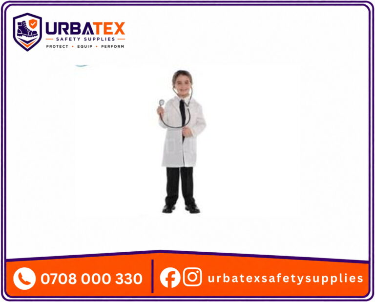 White Lab Coat for Kids with Working Stethoscope – Doctor Costume for Toddlers in Kenya