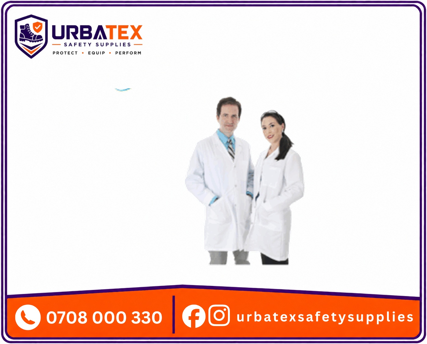 white lab coat medical and laboratory protection urbatex safety supplies kenya