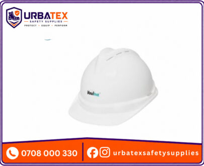 White Vaultex Safety Helmet – EN397 Certified Industrial Head Protection in Kenya