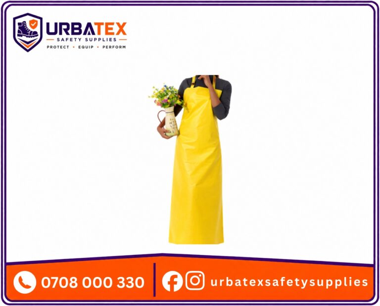 Yellow Tarpaulin PVC Waterproof Apron Kenya — High-Visibility Industrial & Kitchen Apron
