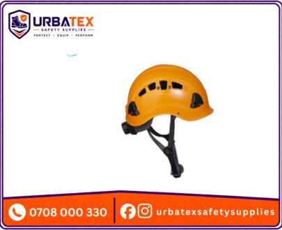 Yellow Work at Height Helmet – CE EN397 & ANSI Certified with Built-in LED Light