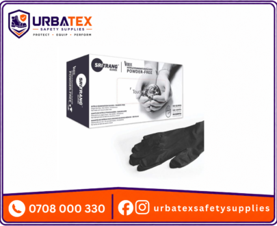 100PC Disposable Black Nitrile Gloves – Durable Kitchen, Mechanic, Cleaning & Hair Coloring Gloves in Nairobi, Kenya