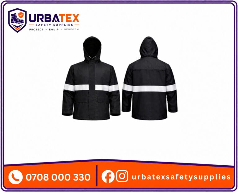 190T Nylon Reflective Raincoat Kenya – Waterproof Hooded Coat