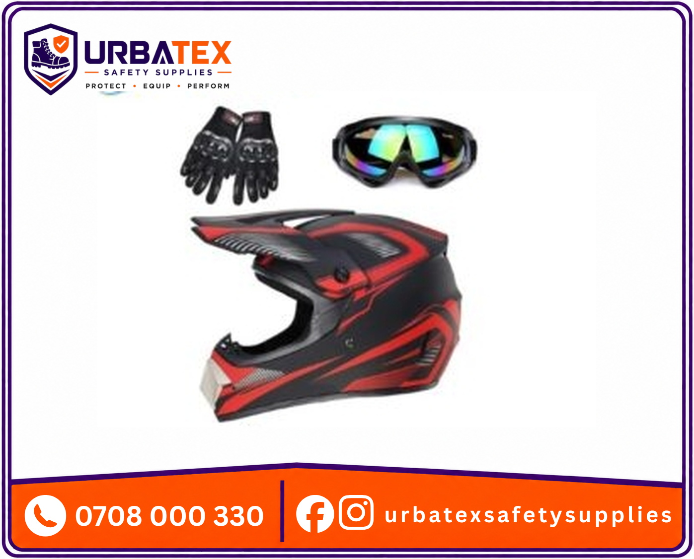 adult dirt bike helmet nairobi full face motocross helmet set with goggles gloves mask kenya