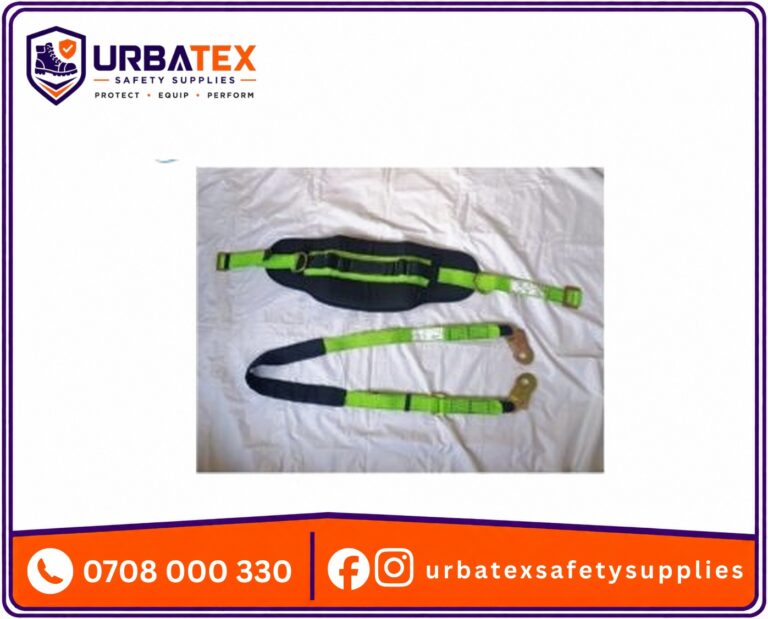ANSI Z359 Positioning Lanyard Kenya + EN 358 Belt — Adjustable 1.2–1.83 m, Dual Snap Hooks (5,000 lb)