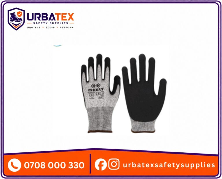 Anti-cut HPPE nitrile sandy-coated gloves