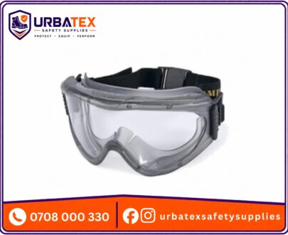 Anti-Fog & Anti-Scratch Safety Goggles Nairobi – Vision Grey Indirect-Vented Clear