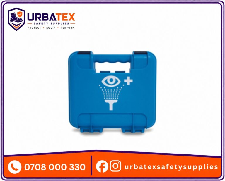 Blue Wall Mounted Eyewash Station  with Two 500ml Bottles