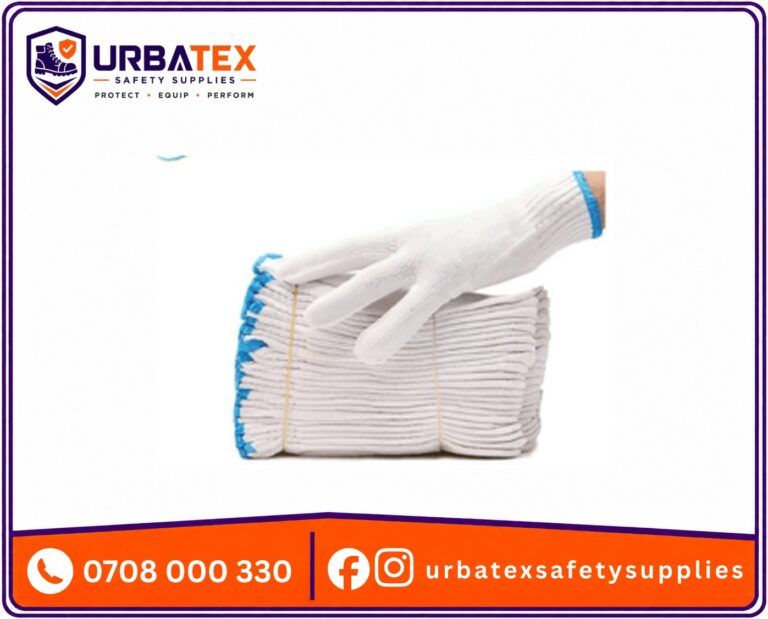 Cotton Knitted Safety Work Gloves