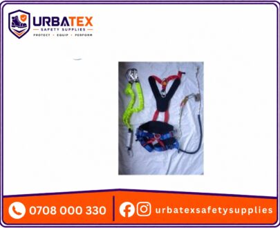 Fall Protection Kit Nairobi – Comfy II Full-Body Harness + Twin-Leg Shock-Absorbing Lanyard + Positioning Rope Grab