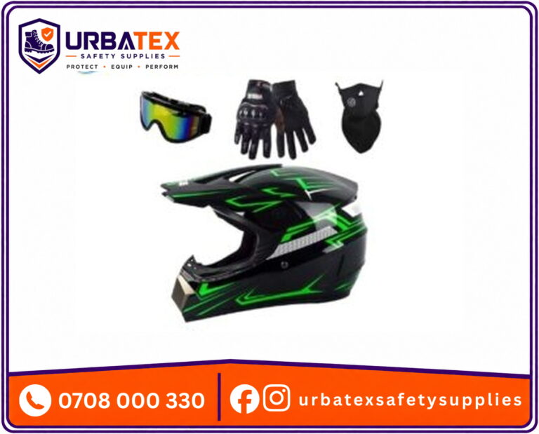 Full Face Motocross Helmet Kenya – Lightweight Adult Helmet Set with Goggles, Gloves & Mask