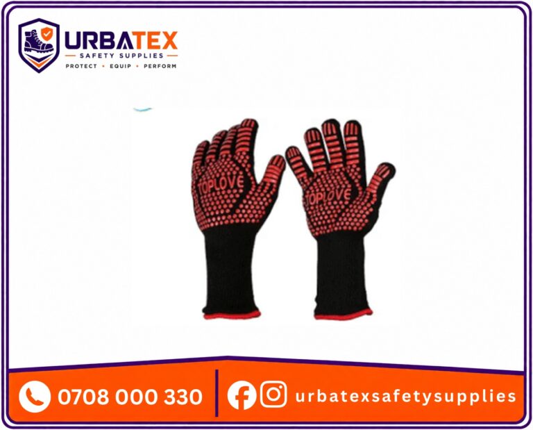 Heat Resistant Oven Gloves Kenya 35cm – Food Grade Silicone Grip Kitchen Oven Mitts (Up to 800°C)