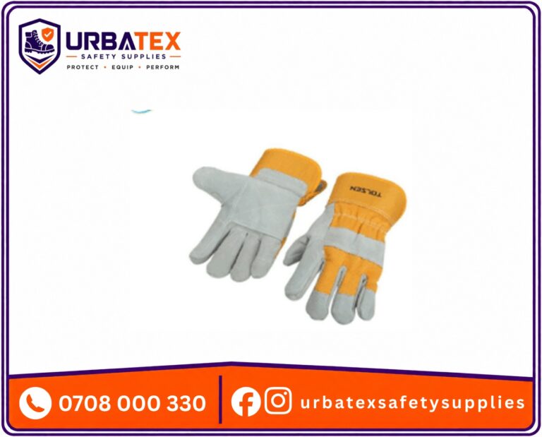 Heavy Duty Durable Cow Split Leather Working Gloves