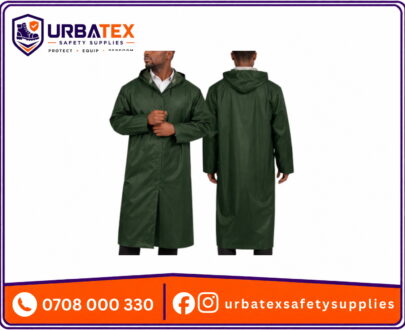 Jungle Green Raincoats with Lining – Lightweight, Durable PVC Rainwear for Adults in Nairobi, Kenya