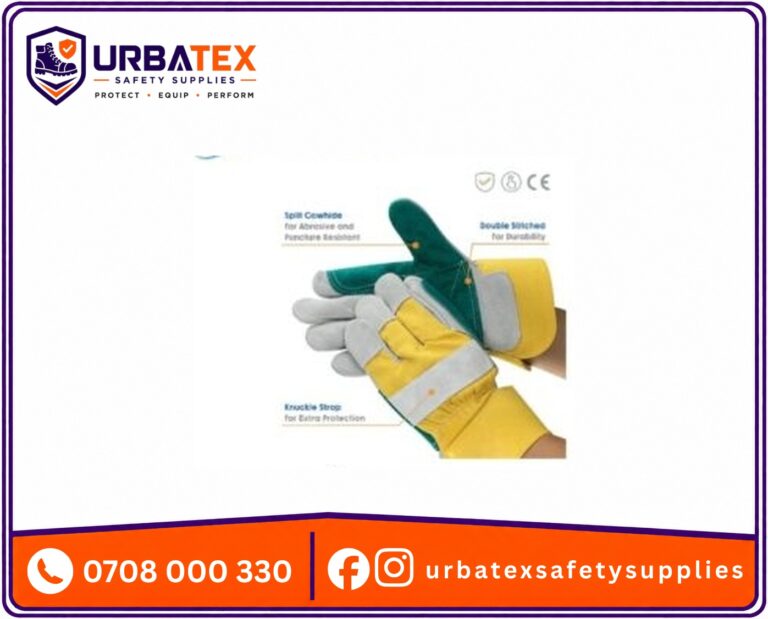 Leather Safety Work Gloves