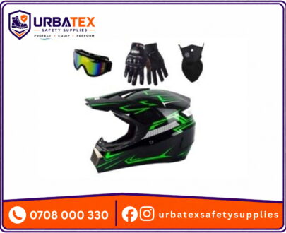 Motocross Helmet with Goggles, Gloves & Mask – Adult Off-Road Helmet Set (Kenya)