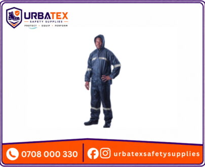 Navy Blue Reflective PVC Rain Suit (Jacket & Pants) – Hi-Viz, 180 g/m², Ventilated, Day/Night Visibility