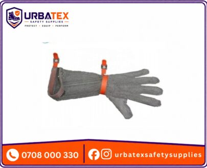 Premium 20cm Stainless Steel Chainmail Cut Resistant Gloves – Safety Work Gloves for Nairobi & Kenya