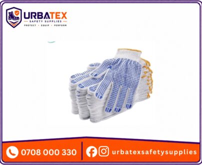 Premium Non-Skid PVC Dotted Cotton Knitted Gloves – Nairobi’s Best Grip & Comfort