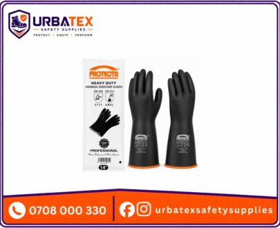Protecta 24 Inch Heavy Duty Rubber Chemical Resistant Gloves
