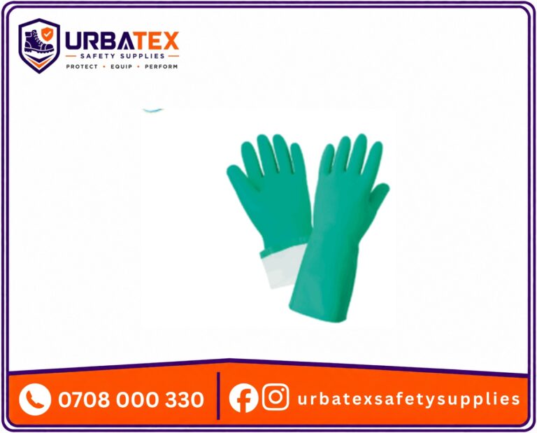 Protecta flock-lined cotton nitrile gloves